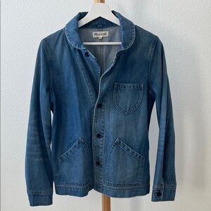 Madewell Men's Indigo Denim Shirt Jacket